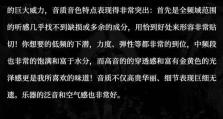 天逸780前级音响的全面评测（揭秘天逸780前级音响的性能与特点）